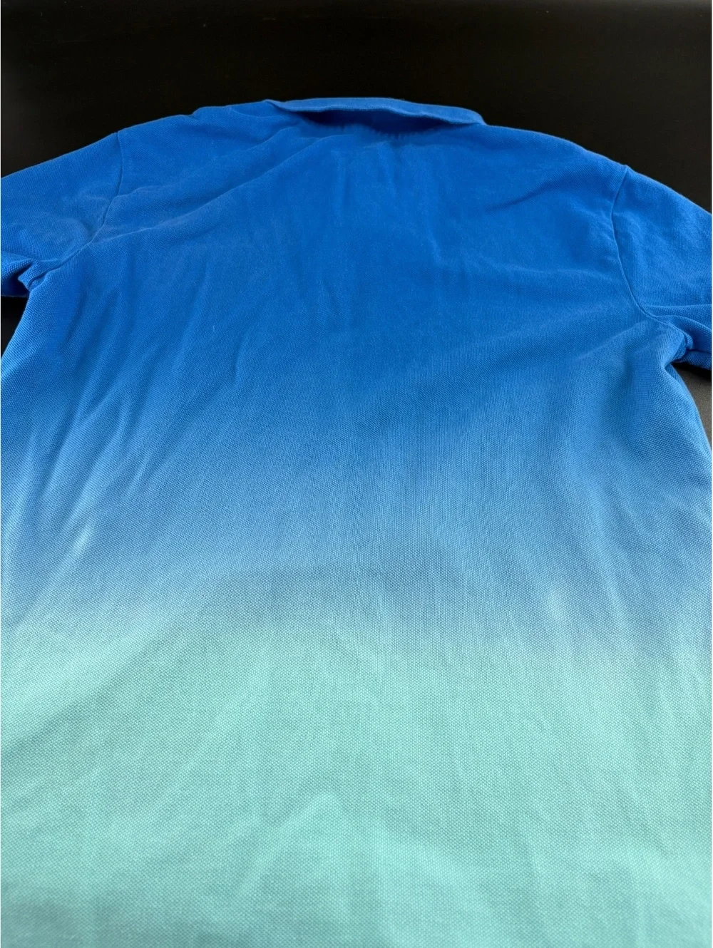 Polo Ralph Lauren Mesh Polo Men's S Blue Mint Ombre Sun-Faded Look